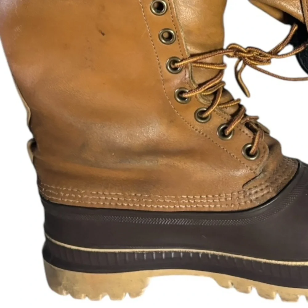 Sorel Men's Vintage Duck Boots Lacrosse Lining size 10 Snowboot Waterproof Boot